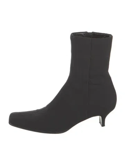 Pre-owned Prada Sock Boots In Black