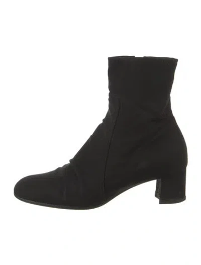 Pre-owned Prada Sock Boots In Black