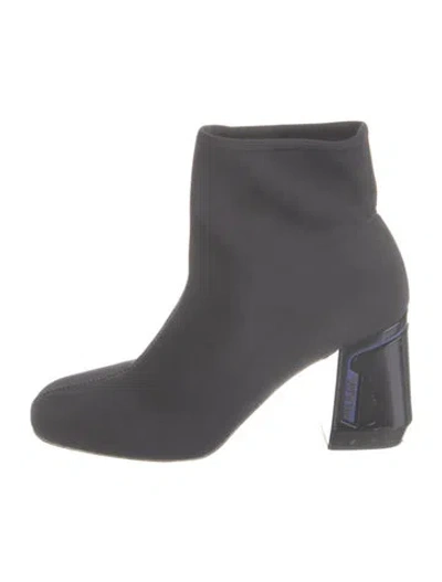 Pre-owned Prada Sock Boots In Grey