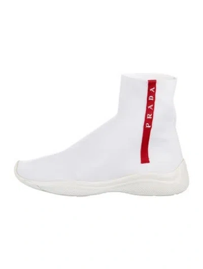 Pre-owned Prada Sock Sneakers In Multi