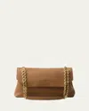 Prada Medium Leather Shoulder Bag In Caramel 0