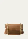 Prada Medium Leather Shoulder Bag In F03bh Caramel 0