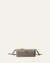 Prada Soft Grain Leather Shoulder Bag In F0572 Argilla