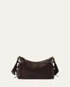 Prada Explore Medium Nappa Leather Shoulder With Flap Bags In Brown