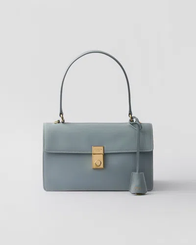 PRADA PRADA SOFT SOUND MEDIUM LEATHER SHOULDER BAG