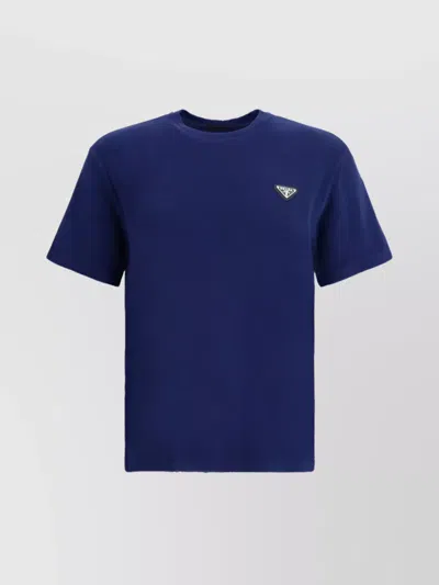 Prada Soft Terry Cloth T-shirt For Versatile Looks