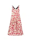 Prada Soft-poplin Dress In Multi