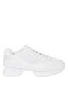 Prada Wavy Triangle Logo Low-top Sneakers In White