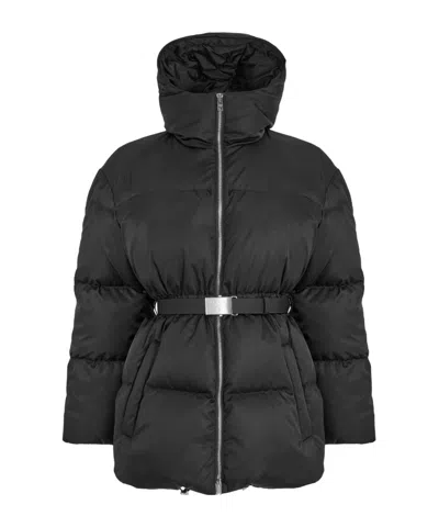Prada Solid Color Warm Down Jacket In Black