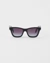 Prada Square-frame Sunglasses In Black