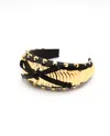 Prada Spangle Headbands In Gold
