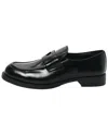 Prada Spazzolato Leather Loafer (authentic Pre-loved) In Black