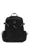 Prada Versatile Backpack With Multiple Storage Options In Blue