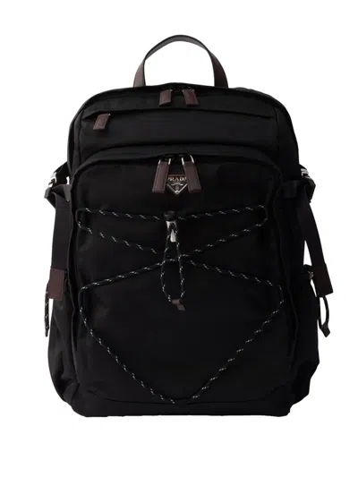 PRADA PRADA SPEEDROCK BACKPACK IN RE-NYLON AND LEATHER BAGS