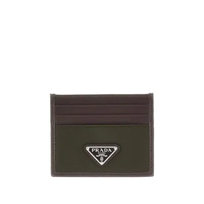 Prada ' Speedrock' Cardholder In Green