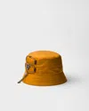 Prada Speedrock Fischerhut Aus Re-nylon In Brown