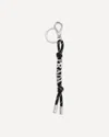Prada Black Recycled Polyamide Keychain In Black