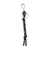 Prada Speedrock Cord Key Ring In Black