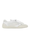 Prada White Laced Sneakers In Multi