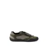 Prada Sneakers Speedrock In Leather And Mesh Fabric In Multi