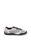 Prada Mesh Panel Sneakers Rubber Sole Design In Multi