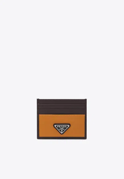 Prada Speedrock Leather Cardholder In Multicolor