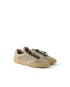 Prada Speedrock Netzstrick-sneaker In Neutral