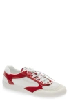 Prada Speedrock Mixed Media Sneaker In White