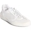 Prada Speedrock Leather And Mesh Sneaker For Women In White