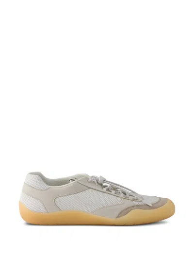 Prada Speedrock Leather And Mesh Fabric Sneakers In Multi
