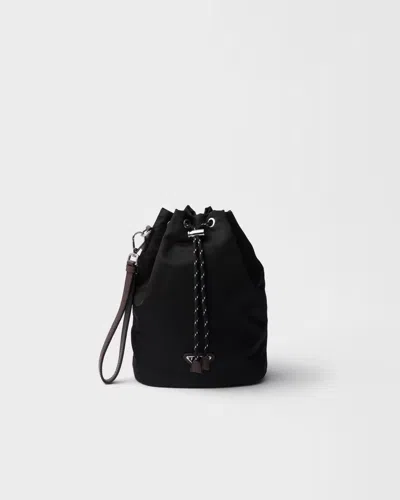 Prada "speedrock" Pouch In Re-nylon In Black