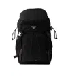 Prada Speedrock Rucksack Aus Re-nylon Und Leder In Brown