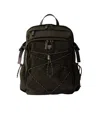 Prada Speedrock Re-nylon And Leather Backpack In Green