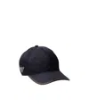 Prada Speedrock Enamelled-triangle Baseball Cap In Blue