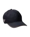 Prada Speedrock Enamelled-triangle Baseball Cap In Blue