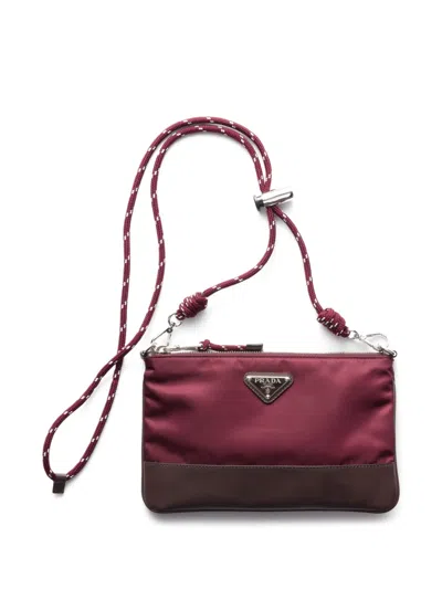 Prada Speedrock Re-nylon Smartphone Case In Red