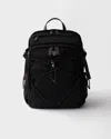 Prada Versatile Backpack With Multiple Storage Options In Black