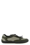 Prada Sneakers Speedrock In Leather And Mesh Fabric In Green