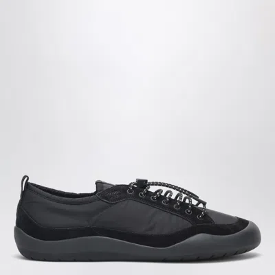 Prada Speedrock Sneakers In Re-nylon And Suede In Black