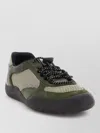 Prada Sneakers Speedrock In Leather And Mesh Fabric In Multi