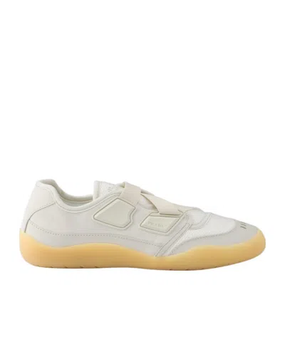 PRADA SPEEDROCK TECHNICAL MESH AND LEATHER SNEAKERS