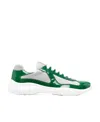 Prada Round Toe Sneakers In White
