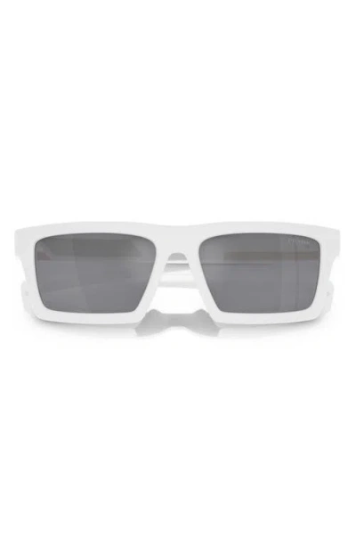 Prada Sport 58mm Square Sunglasses In White