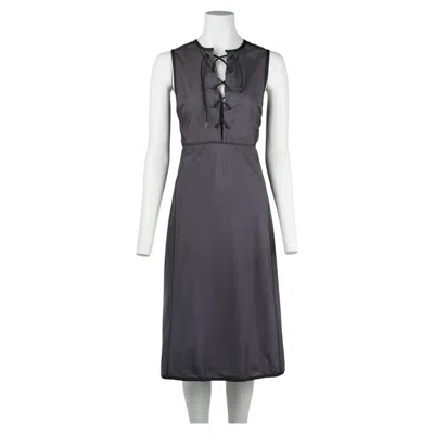 Pre-owned Prada Sport Early 2000s Technical Lace-up Dress It44 In Black
