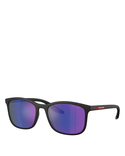 Prada Sport Linea Rossa Pillow Sunglasses, 56mm