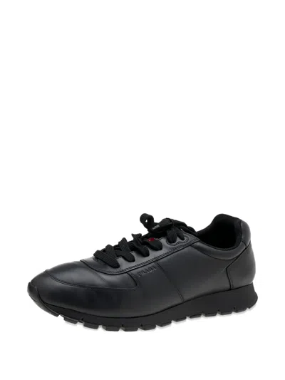 Pre-owned Prada Sport Low-top Sneakers In Black