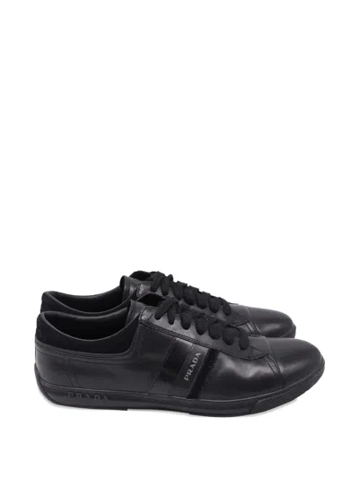 Pre-owned Prada Sport Low-top Sneakers In Black