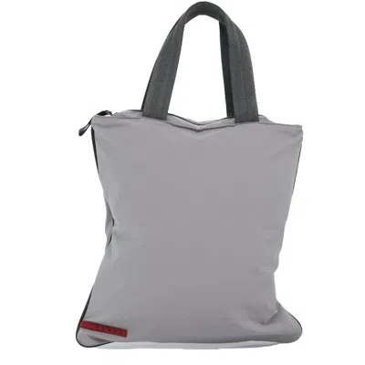Pre-owned Prada Sport Nylon Gray Nylon Tote Bag Bag ()