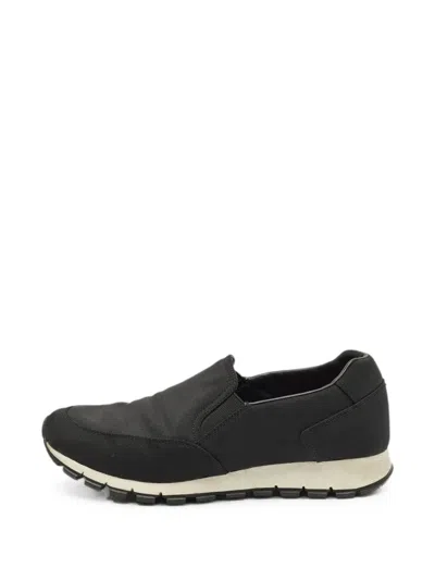 Pre-owned Prada Sport Slip-on Sneakers In Black