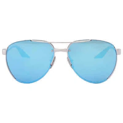 Pre-owned Prada Sport Sps51ys 51 Silver Light Green Mirror Blue Sunglasses - Ps 51ys61-z
